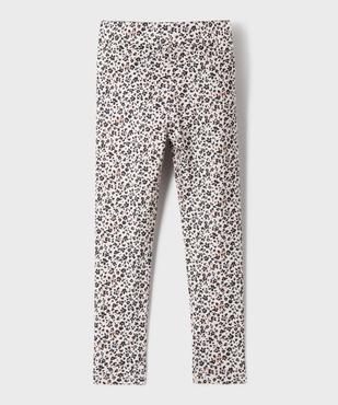 Legging de sport à motif fleuris fille vue4 - GEMO 4G FILLE - GEMO