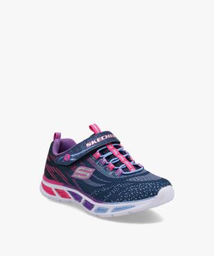 Baskets fille en mesh avec semelle lumineuse - Skechers vue2 - SKECHERS - GEMO