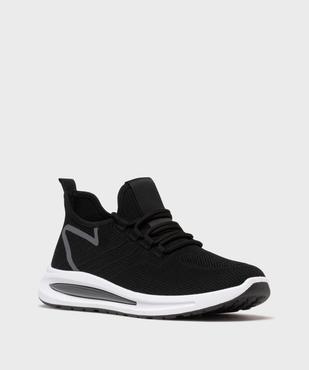 Baskets basses en mesh sans coutures homme vue2 - 5 MILES - GEMO