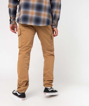 Pantalon cargo coupe Straight homme vue3 - GEMO 4G HOMME - GEMO