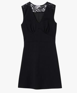 Robe femme sans manches avec empiècements dentelle vue4 - GEMO(FEMME PAP) - GEMO
