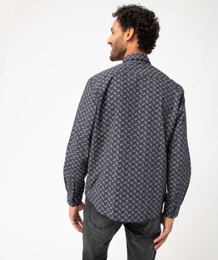 Chemise homme à motifs fleuris vue3 - GEMO (HOMME) - GEMO