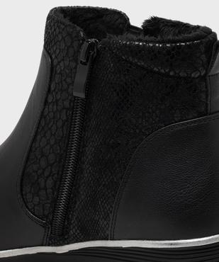 Boots confort avec doublure chaude femme - Hobiz vue6 - HOBIZ - GEMO