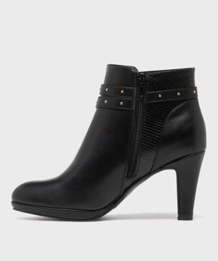 Bottines à talon avec en suédine femme - Valentina Baldano vue3 - VALENTINA BALDA - GEMO