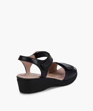 Sandales femme confort dessus cuir uni – 5 Reflex Zones vue4 - 5 REFLEX ZONES - GEMO