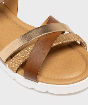 Sandales plates à brides croisées femme - Valentina Baldano vue6 - VALENTINA BALDA - GEMO