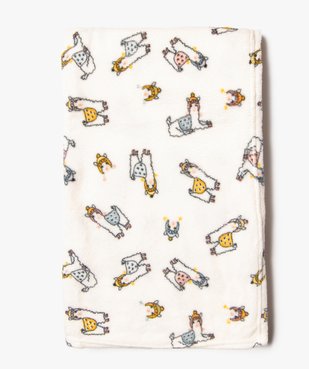 Plaid enfant à motifs lamas vue1 - GEMO (ACCESS) - GEMO
