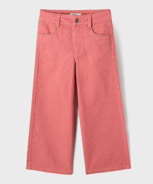 Pantalon Wide Leg avec taille ajustable fille vue2 - GEMO 4G FILLE - GEMO
