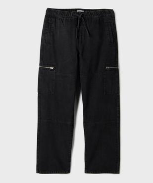 Jean cargo loose avec taille ajustable garçon vue1 - GEMO 4G GARCON - GEMO