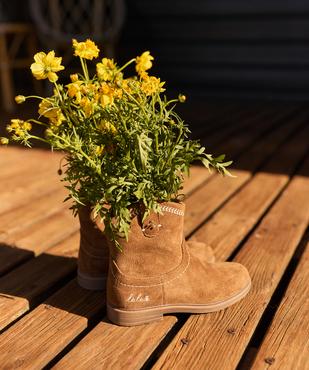 Boots en suédine look western fille - LuluCastagnette vue7 - LULUCASTAGNETTE - GEMO