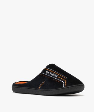 Chaussons homme mules en velours ras - Olympia vue2 - OLYMPIA - GEMO