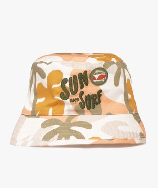 Chapeau bob réversible à motifs estivaux bébé garçon vue1 - GEMO(BEBE DEBT) - GEMO