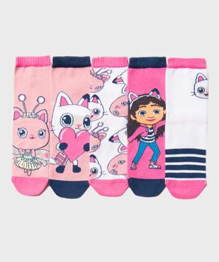 Chaussettes hautes à motifs fille (lot de 5) - Gaby et la Maison Magique vue1 - GABBY - GEMO