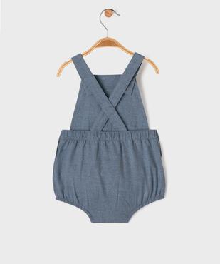Barboteuse en flanelle bébé garçon - LuluCastagnette vue3 - LULUCASTAGNETTE - GEMO