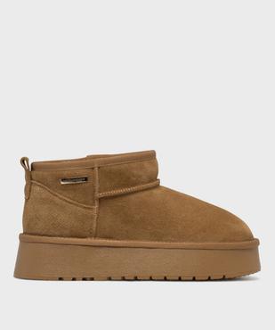 Boots fourrées plateforme femme - LuluCastagnette vue1 - LULUCASTAGNETTE - GEMO