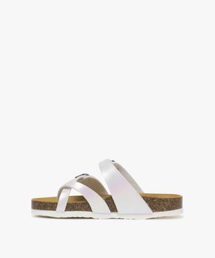 Mules à brides croisées et irisées fille vue3 - LOVELY WINGS GEMO FOR GOOD - GEMO