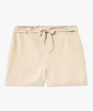 Short ample en maille fluide femme grande taille vue4 - GEMO (G TAILLE) - GEMO