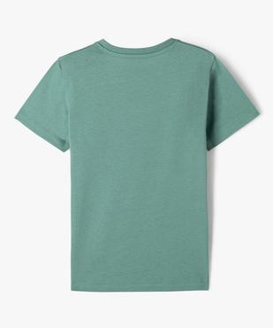 Tee-shirt à manches courtes avec motif streetwear garçon  vue3 - GEMO 4G GARCON - GEMO