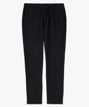 Pantalon chino ou de costume en lin souple homme vue4 - GEMO 4G HOMME - GEMO