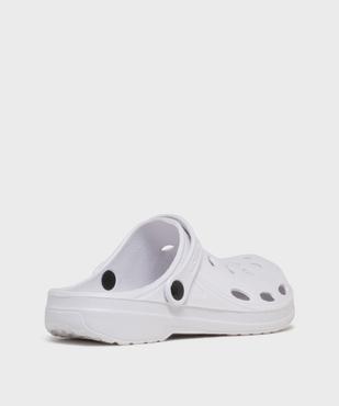 Sabots souples dessus uni perforé femme vue4 - GEMO (PLAGE) - GEMO