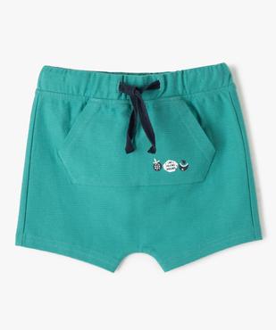 Short bébé garçon en maille texturée vue1 - GEMO(BEBE DEBT) - GEMO