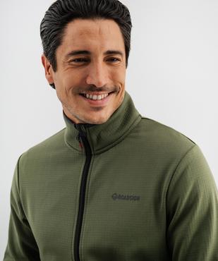 Sweat zippé extensible intérieur polaire texturé homme - Roadsign vue2 - ROADSIGN GEMO FOR GOOD D - GEMO