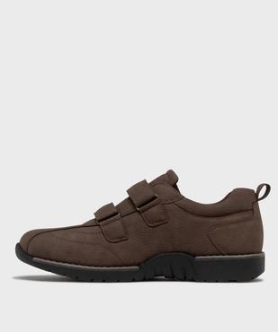 Chaussures confort fermeture scratch homme vue3 - G'FLEX - GEMO