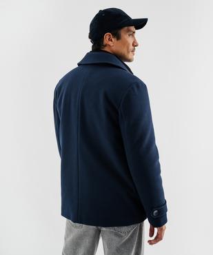 Caban avec col zippé en bord-côte homme vue2 - GEMO (HOMME) - GEMO