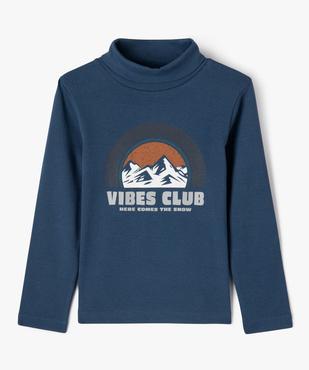 Tee-shirt col roulé imprimé garçon vue1 - GEMO 4G GARCON - GEMO