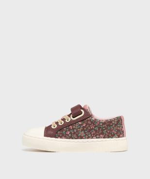 Tennis en toile enduite à motifs fleuris fille - Lovely Wings vue3 - LOVELY WINGS GEMO FOR GOOD - GEMO