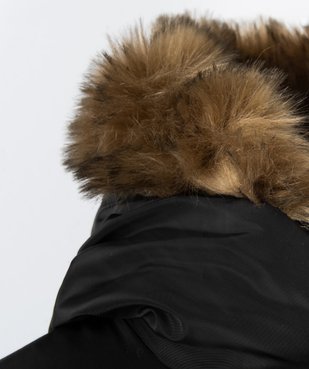 Blouson à capuche matelassé et doublé polaire garçon vue3 - GEMO 4G GARCON - GEMO