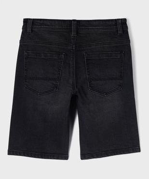 Bermuda en jean stretch coupe slim taille ajustable garçon vue7 - GEMO (JUNIOR) - GEMO