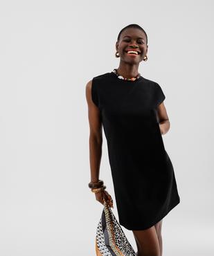 Robe droite sans manches unie femme vue4 - GEMO(FEMME PAP) - GEMO