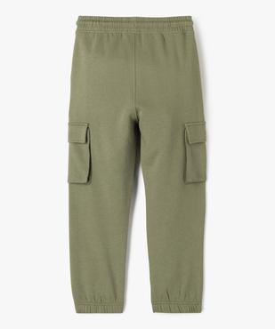 Pantalon de sport en maille avec poches à rabat garçon  vue3 - GEMO (ENFANT) - GEMO