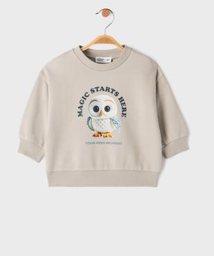 Sweat en molleton imprimé photo bébé garçon vue1 - GEMO 4G BEBE - GEMO