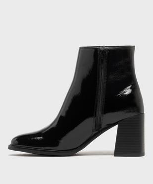 Boots à talon large et bout carré femme vue10 - FOLLOW ME - GEMO