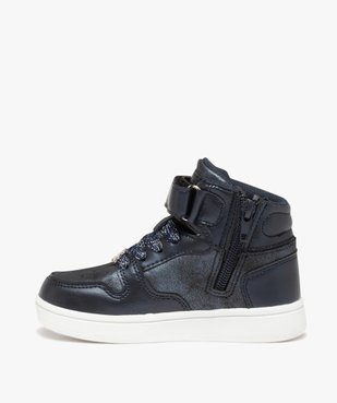 Baskets fille mid-cut ourson pailleté - LuluCastagnette vue3 - LULU CASTAGNETT - GEMO