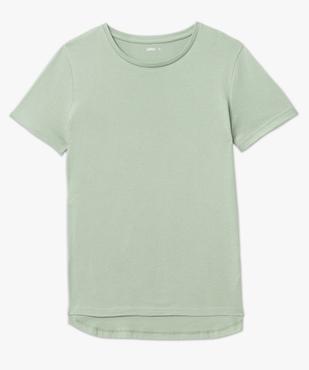 Tee-shirt à manches courtes et col rond femme vue4 - GEMO(FEMME PAP) - GEMO