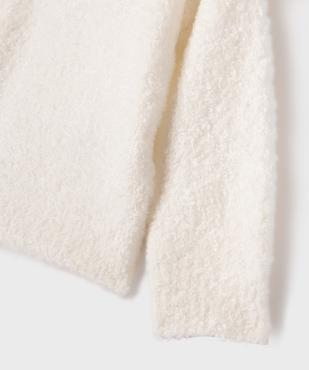 Pull en maille bouclette fille vue3 - GEMO (ENFANT) - GEMO