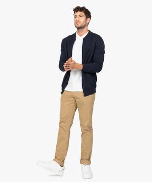 Tee-shirt homme à manches courtes et col V vue5 - GEMO (HOMME) - GEMO