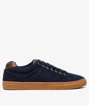 Basket homme en toile chaude vue1 - GEMO (CASUAL) - GEMO