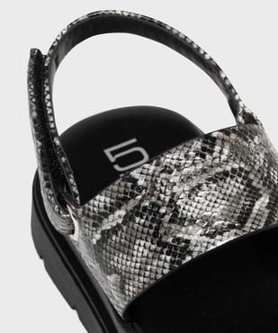 Sandales à larges brides sur semelle crantée femme - 5 Miles vue6 - 5 MILES - GEMO