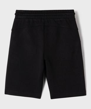 Bermuda en maille extensible à taille élastiquée garçon  vue3 - GEMO (ENFANT) - GEMO