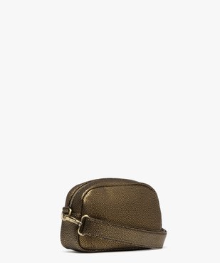 Sac à bandoulière grainé petit format femme vue2 - GEMO (ACCESS) - GEMO