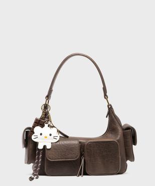 Sac porté épaule multipoches femme vue4 - GEMO (ACCESS) - GEMO