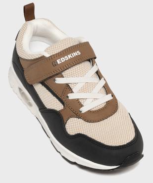 Baskets en mesh à lacets élastiques et scratch garçon - Redskins vue5 - REDSKINS - GEMO