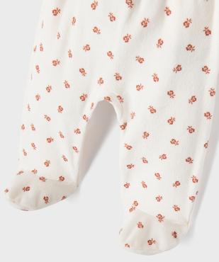 Pyjama 2 pièces en velours bébé fille - LuluCastagnette vue3 - LULU CASTAGNETTE G4G D - GEMO