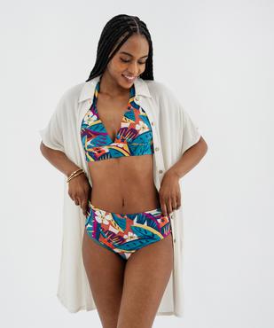 Haut de maillot de bain triangle à mousses amovibles femme vue3 - GEMO (PLAGE) - GEMO