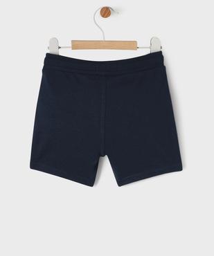 Short en maille avec ceinture ajustable bébé garçon vue3 - GEMO 4G BEBE - GEMO