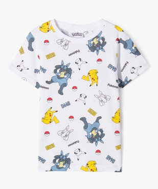 Tee-shirt à manches courtes avec motifs multicolores garçon - Pokemon vue1 - POKEMON - GEMO